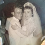 Mom & Dad on their Wedding Day 6-15-57
